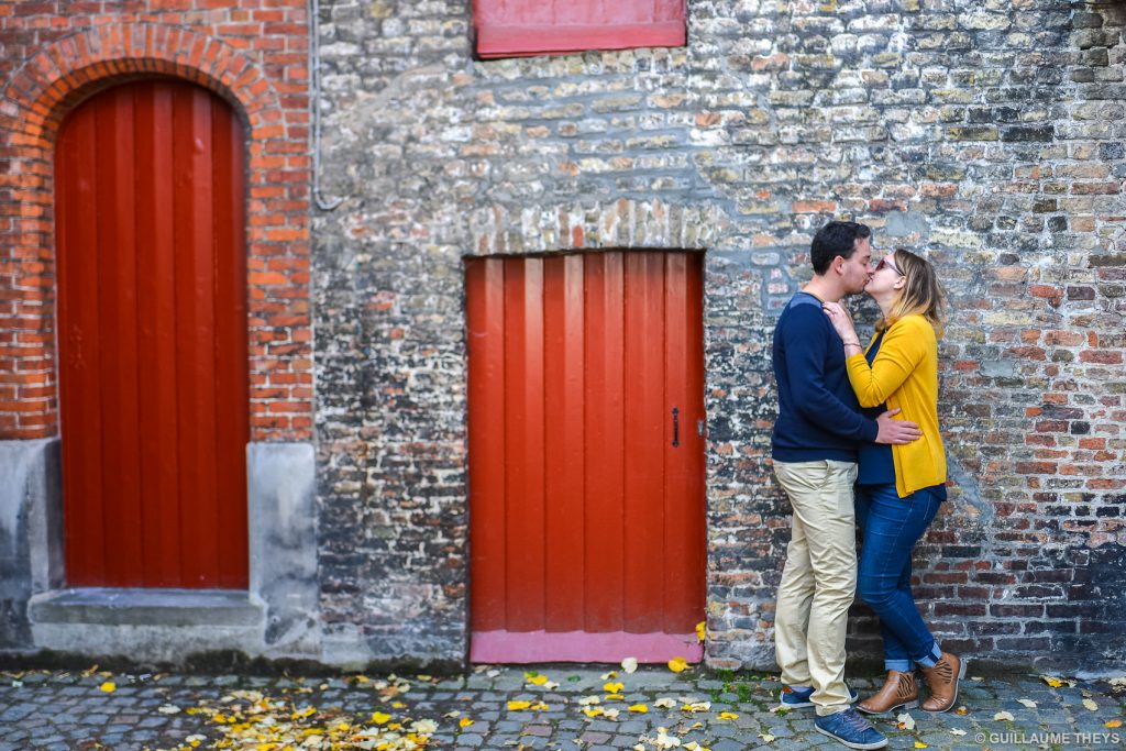 photos séance d'engagement Bruges