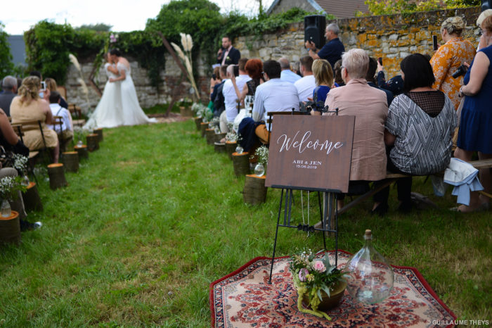 Photo mariage au domaine de la ferme